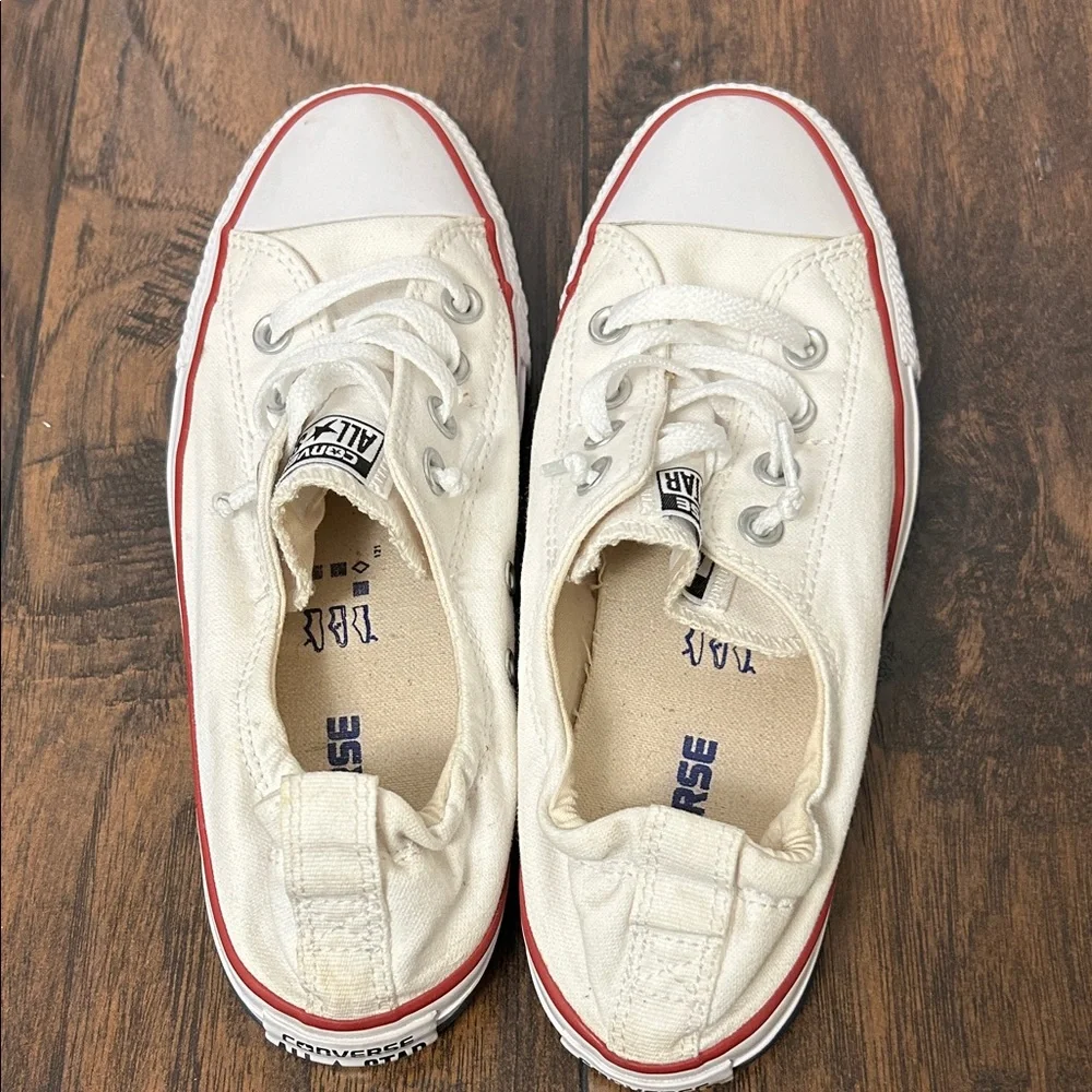 Converse Chuck Taylor All Star Off White Stretch back Slip on Sneakers size 8 - Picture 6 of 7
